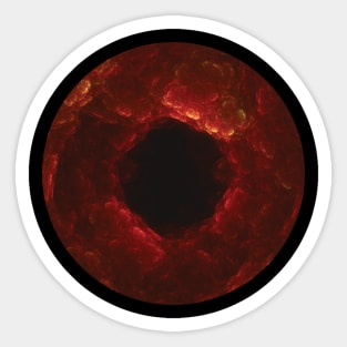 Black Hole In the Center of Milky Way Galaxy Sticker